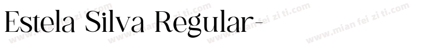 Estela Silva Regular字体转换